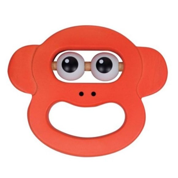 Melissa & Doug: Monkey Face Rattle - 6 Months  + - Picture 1 of 1